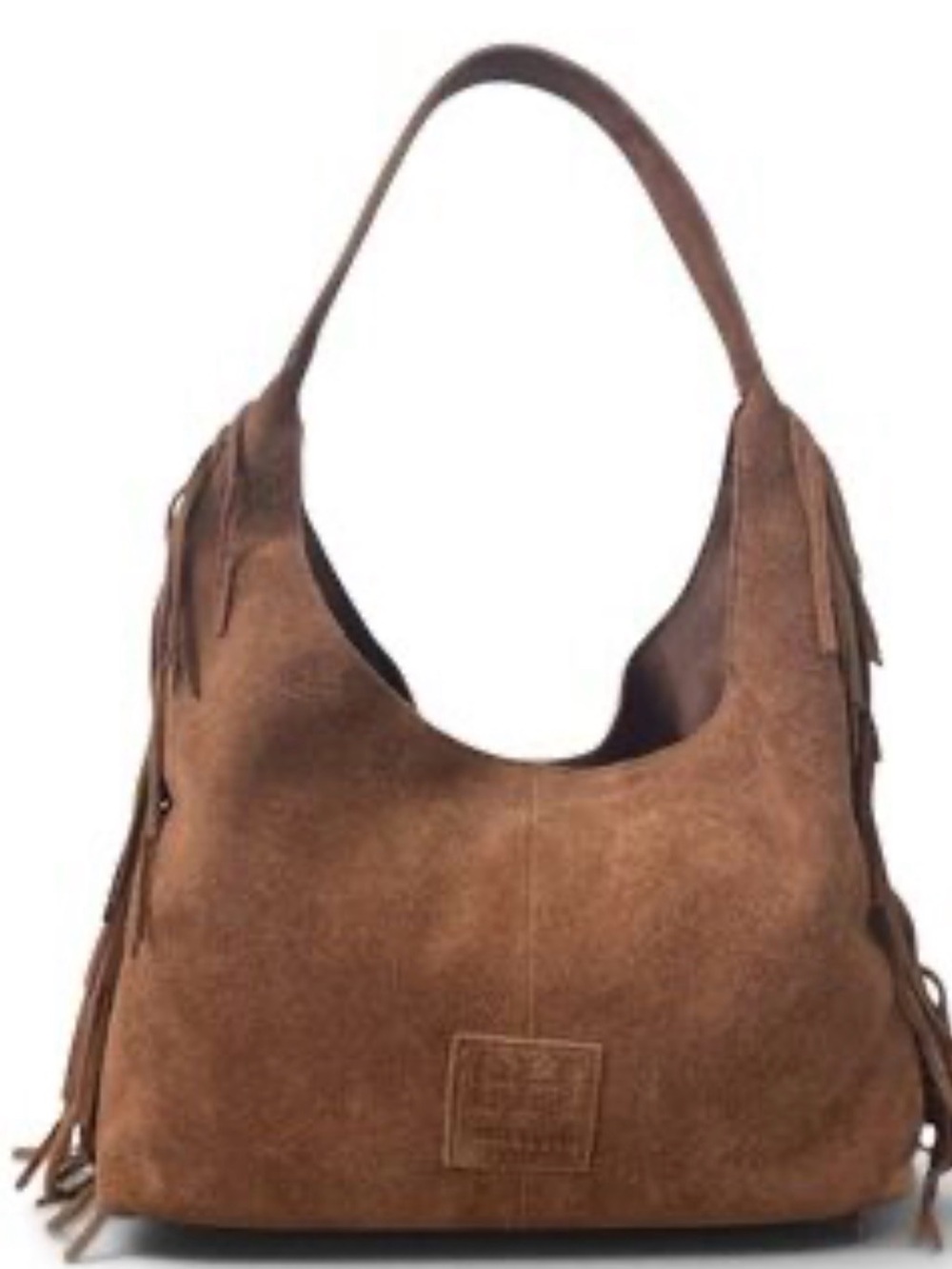 Haute Hippie Brown Suede Fringe Bag - Picture 2 of 3